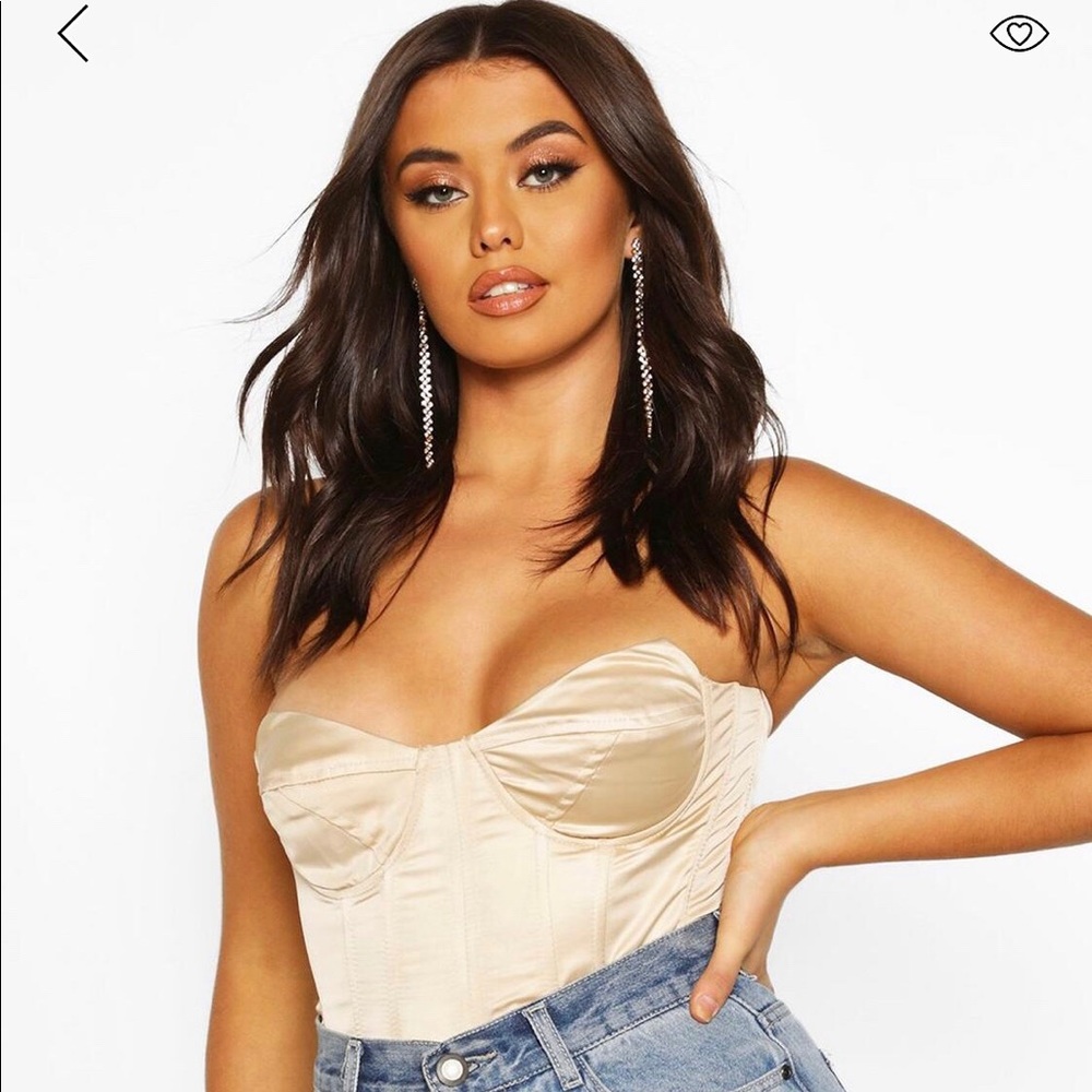 Boohoo NWT Corset Top